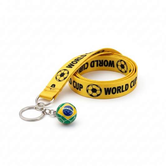 Fan Keychain & Lanyard Set