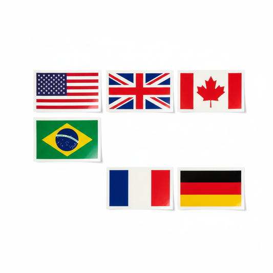 Temporary Flag Tattoos