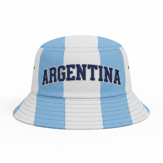Jersey Style Bucket Hat - Argentina