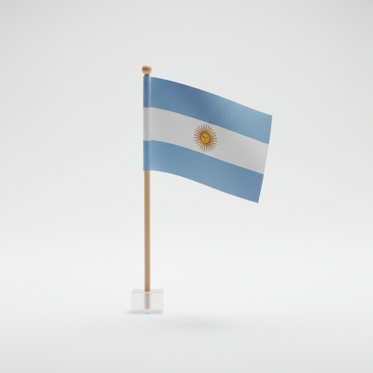 Mini Flag on Stick - Argentina