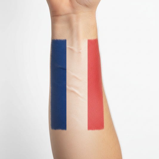Temporary Flag Tattoos - France