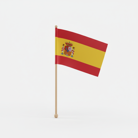 Mini Flag on Stick - Spain