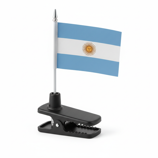 Car Flag Window Clip - Argentina