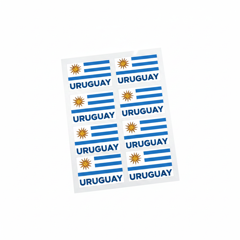 Temporary Flag Tattoos - Uruguay