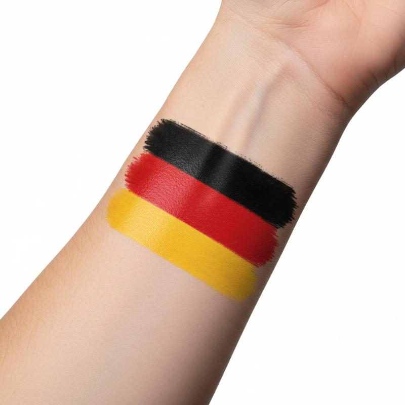 Temporary Flag Tattoos - Germany
