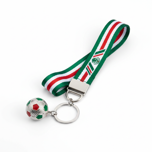 Fan Keychain & Lanyard Set - Mexico