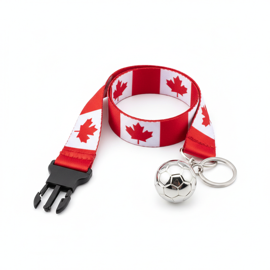 Fan Keychain & Lanyard Set - Canada