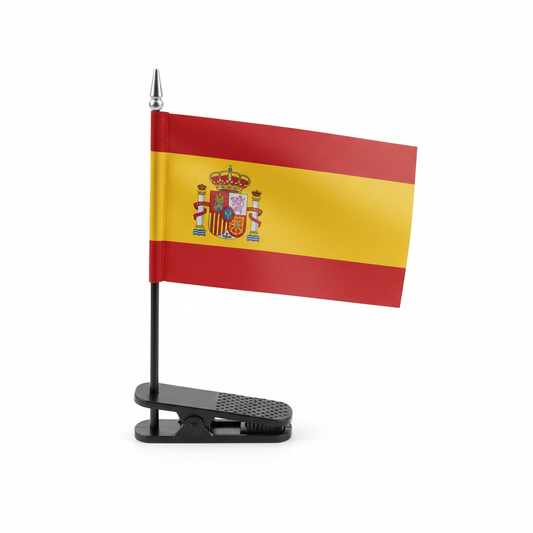 Car Flag Window Clip - Spain