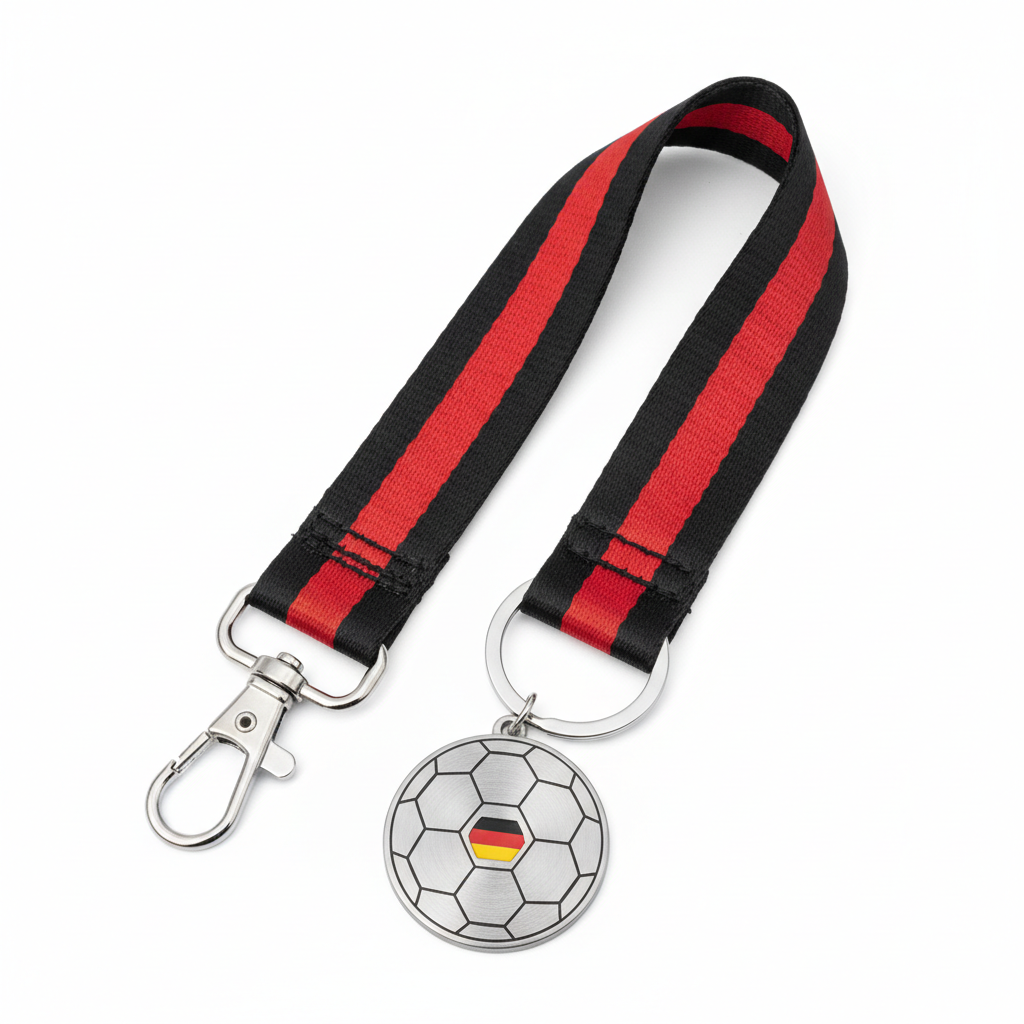 Fan Keychain & Lanyard Set - Germany