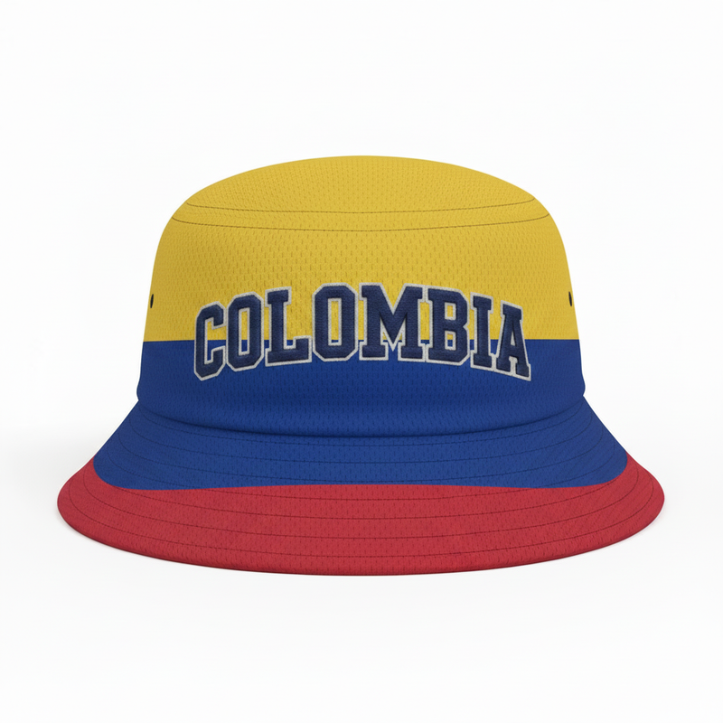 Jersey Style Bucket Hat - Colombia