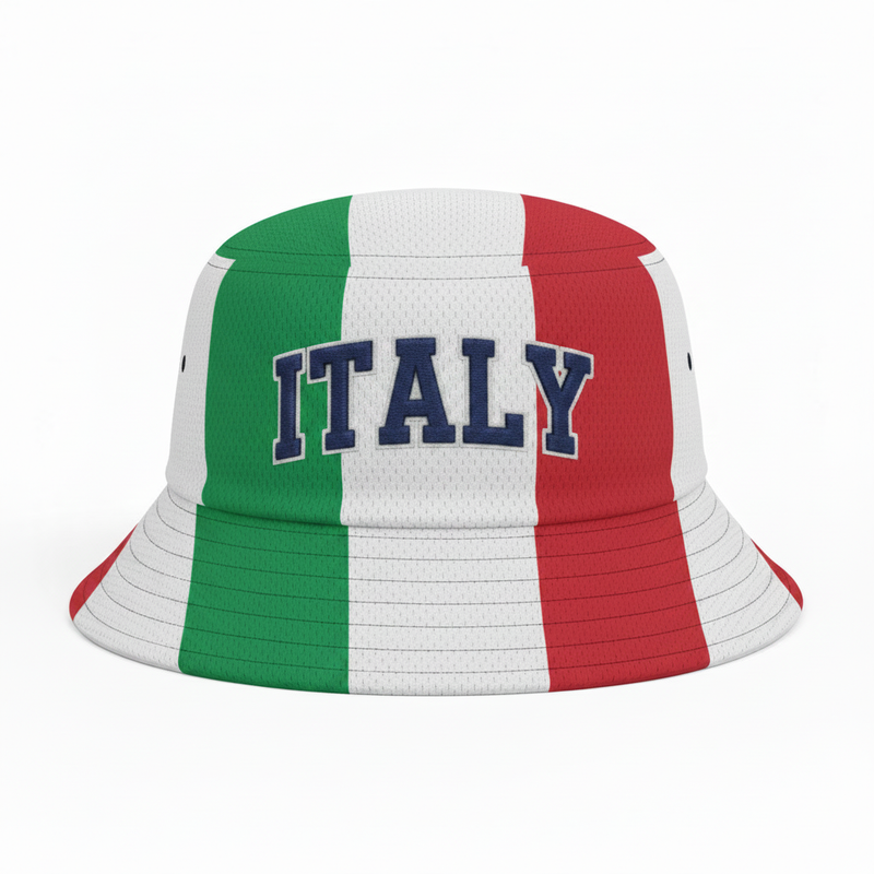 Jersey Style Bucket Hat - Italy