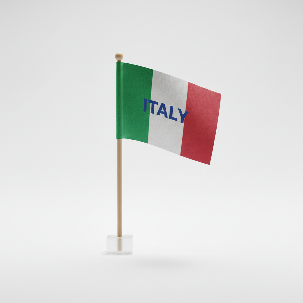 Mini Flag on Stick - Italy