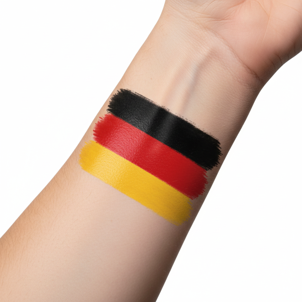 Temporary Flag Tattoos - Germany
