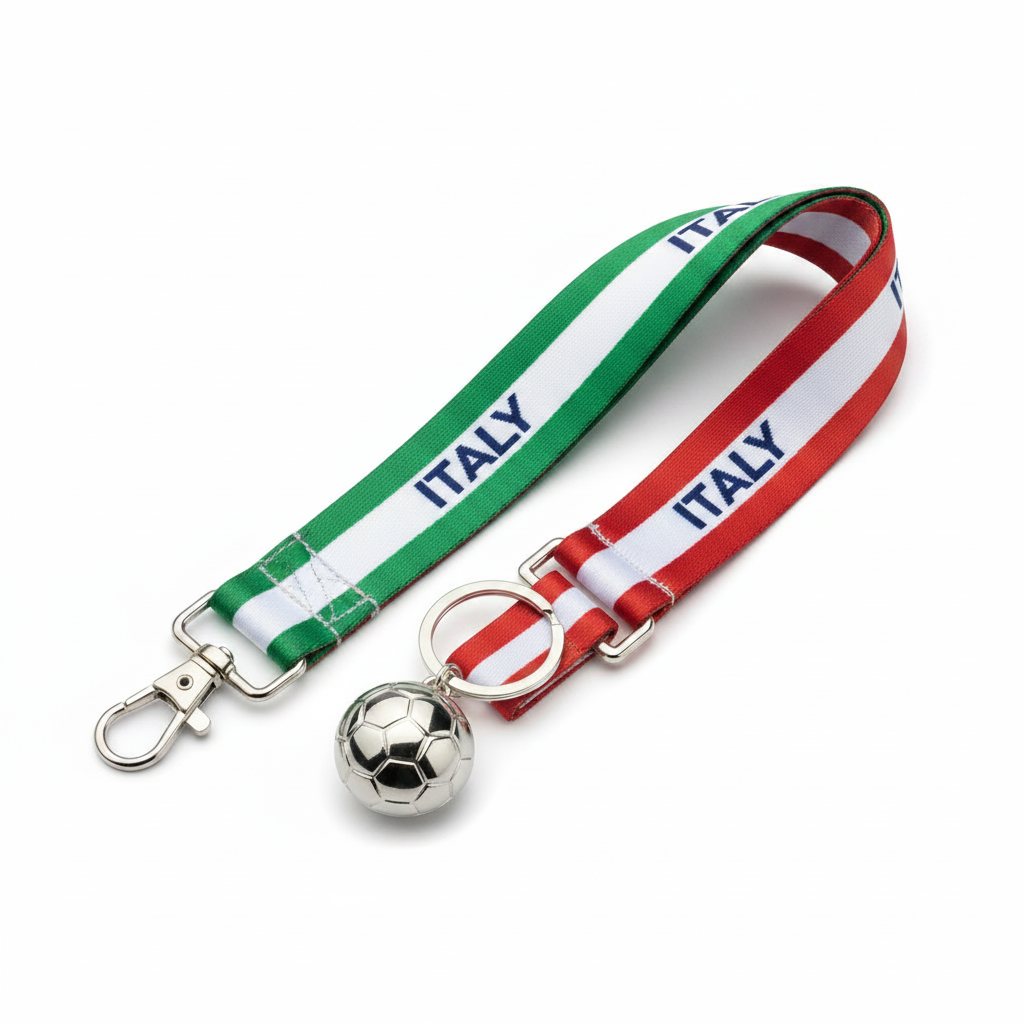 Fan Keychain & Lanyard Set - Italy