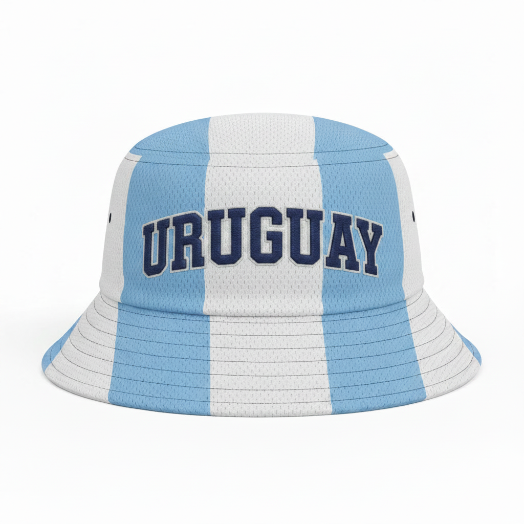 Jersey Style Bucket Hat - Uruguay