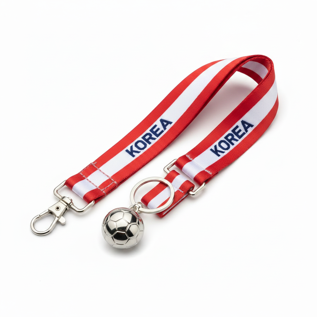 Fan Keychain & Lanyard Set - Korea Republic