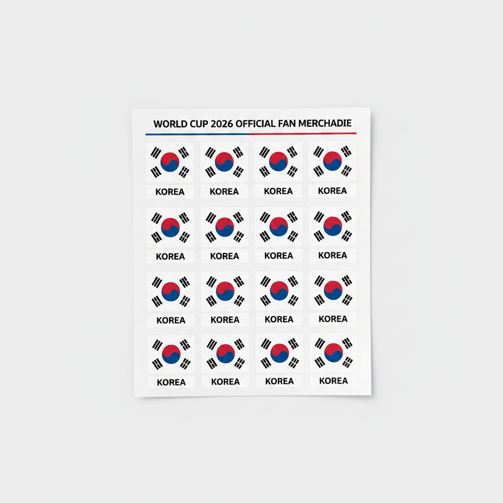 Temporary Flag Tattoos - Korea Republic